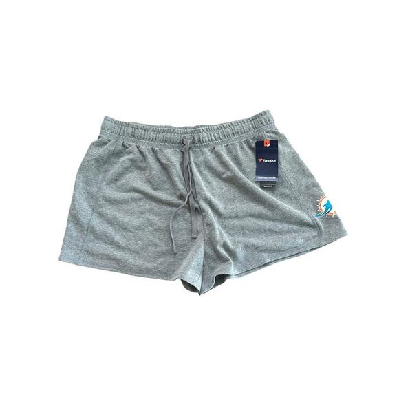 Fanatics Women's Gray Miami Dolphins Concepts Sport Mainstream Terry Shorts XL - Picture 1 of 5